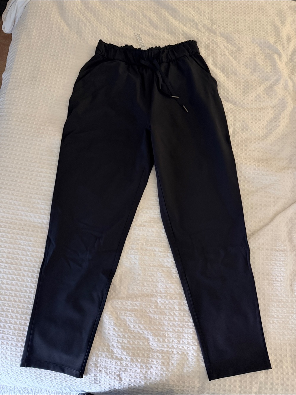 lululemon athletica Black Drawstring Trousers